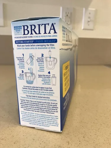 Vista 4 de Filtro de recambio para jarra de agua Brita, Estándar, Blanco