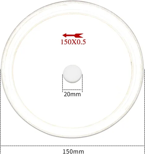 Vista 3 de Disco de corte circular de hoja de sierra lapidaria de diamante de 5.906 in para cristal, gema, vidrio, jade, ágata, corte y procesamiento, 2