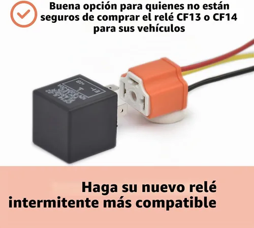 Vista 3 de 0052 1 Uds. Adaptador de 3 clavijas, conector de 3 clavijas, conversión de conector de cable para automóvil, motocicleta, LED, relé, resolución