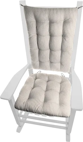Vista 22 de Barnett Home Decor Madrid Cojines Naturales para Mecedora - Almohadilla de Asiento de Mecedora Rellena de Espuma de Látex 16.5 x 18 pulgadas y Cojín