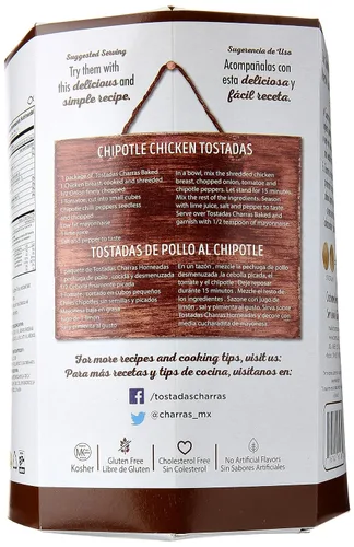 Vista 4 de Charras Tostada Bkd Ntrl, 8.5 oz