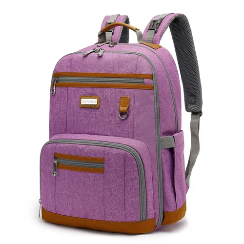 Vista 20 de BILLITON MSHI Mochila Bolsa para Pañales (Gris), Moderno Animal Beige