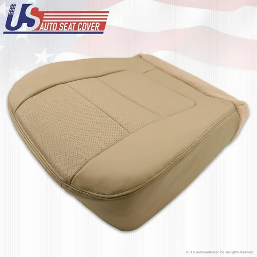 Vista 5 de 2001 para Ford F-250 F350 Lariat Driver Bottom Cubierta de asiento de cuero Pergamino TAN
