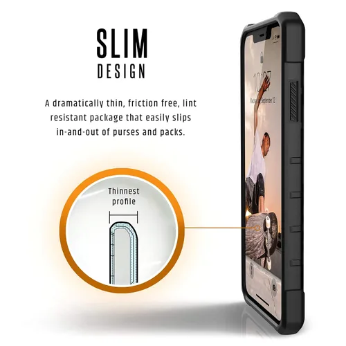 Vista 5 de URBAN ARMOR GEAR UAG - Funda para iPhone Xs Max [pantalla de 6.5 pulgadas] Pathfinder SE, funda para iPhone con plumas de camuflaje, ligera