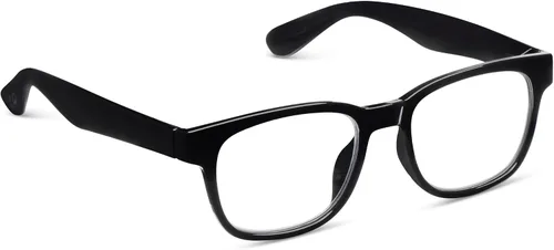 Vista 2 de Peepers by PeeperSpecs Kent - Lentes de lectura cuadrados suaves con bloqueo de luz azul Negro