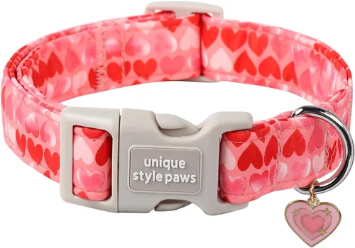 Vista 22 de Unique style paws Collar de perro con hebilla de plástico con colgante, collar de cachorro para primavera y verano, traje de baño para fiesta