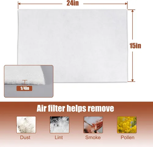 Vista 2 de BJADE'S Reemplazo del filtro de aire acondicionado de ventana, filtro de espuma cortado para adaptarse a unidades de aire acondicionado de ventana