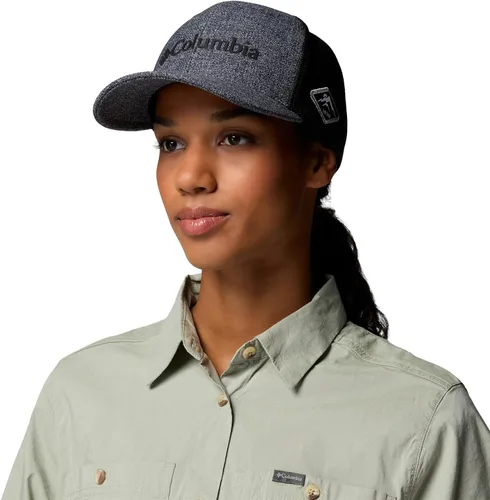 Vista 330 de Columbia Gorra de bola de malla Bandera antigua de malva/blanco/pescado