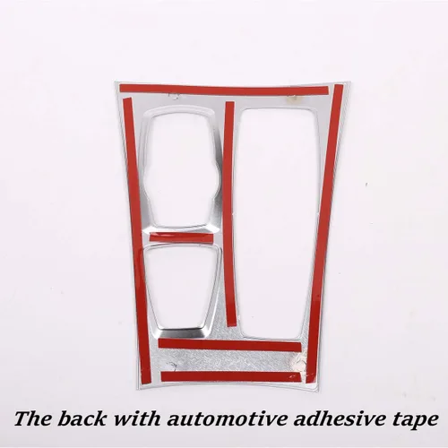 Vista 7 de YIWANG ABS cromo consola central cambio cambio panel cubierta decorativa para BMW X5 X6 E70 E71 2010 2011 2012 2013 mano izquierda coche accesorios