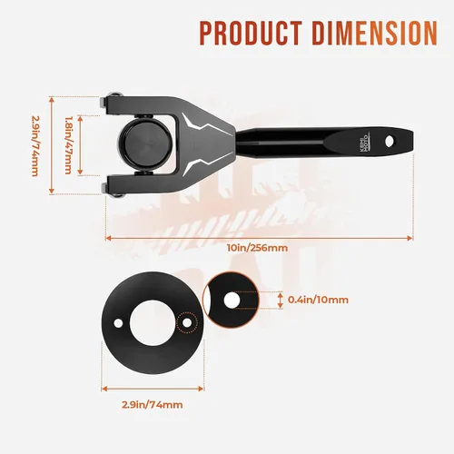 Vista 5 de kemimoto Herramienta de cambio de correa X3 compatible con Can am Maverick X3 Max Turbo R RR 2017 2018 2019 2020 2021, 2022 Kit de extracción