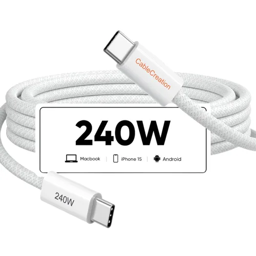 Vista 13 de CableCreation Cable de carga rápida USB C a C 1 metro 60W - Paquete de 3 cables trenzados USB C tipo C para cargar iPhone 16/15 Pro Max Plus, iPad