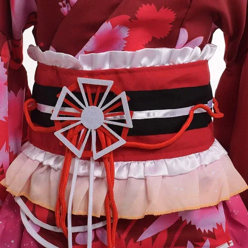 Vista 6 de GRACEART Disfraz de kimono japonés de Yukata para cosplay de anime