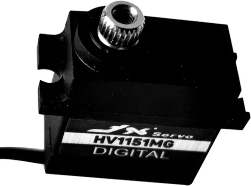 Vista 6 de JX Servo PDI-HV1151MG 0.53 oz 8.4V Impermeable Metal Gear Mini Servo Digital Compatible con RC Car