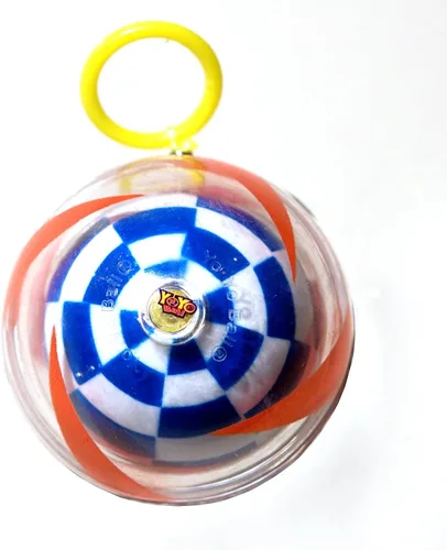Vista 3 de Big Time Toys Yoyo Ball Yoyo de retorno automático, paquete de fiesta de 5, colores y patrones surtidos, nunca necesita rebobinar, nuevo giro