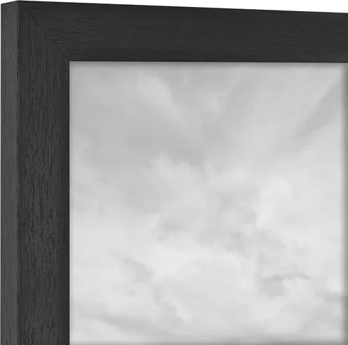 Vista 3 de MCS Studio Gallery - Marco de textura de madera color negro, 8 x 10 pulgadas, individual (paquete de 2)