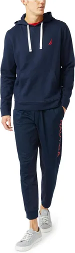 Vista 2 de Nautica Sudadera con capucha de forro polar con logotipo de clase J
