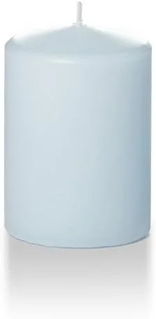 Vista 38 de Yummi - Velas redondas de pilar blancas de 3 pulgadas x 4 pulgadas, 3 por paquete