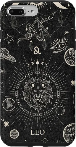 Vista 12 de Galaxy Zodiac Sign Astrological Celestial Aesthetic Leo Case for iPhone 17