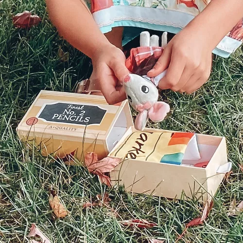 Vista 41 de Animales en cajas - Juego de manoplas el gatito con peluche y accesorios