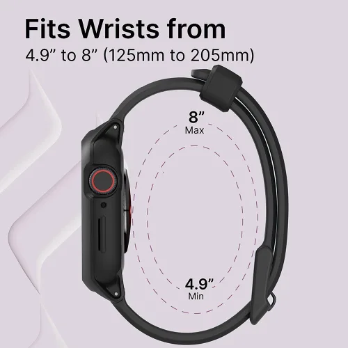 Vista 9 de Catalyst Active Defense - Funda para Apple Watch Series 9/8/7 de 1.614 pulgadas, a prueba de caídas de 10 pies, resistente a golpes y arañazos