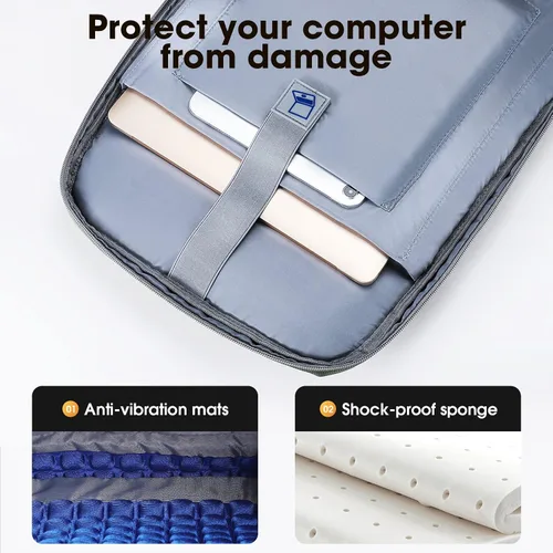 Vista 5 de Maelstrom Mochila de transporte de 40-50L, mochila de viaje grande para hombres y mujeres, mochila para laptop aprobada por la TSA de 17.3 pulgadas