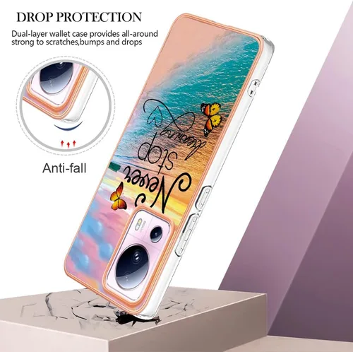Vista 1061 de Funda compatible con Nothing Phone 1, compatible con Nothing Phone One A063 para teléfono móvil TPU funda FLP