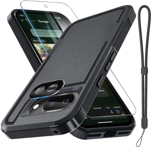 Vista 50 de Funda para Google Pixel 7A, Funda Protectora de Teléfono de Cuerpo Completo Resistente de Trabajo Pesado Robusta a Prueba de Golpes con Correa