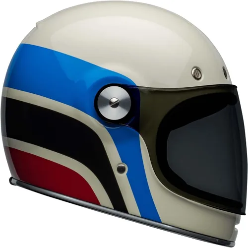 Vista 6 de Bell Bullitt Casco (Speedway Gloss Vintage Blanco/Azul - S)