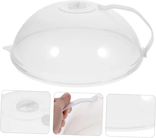 Vista 9 de Cabilock Cubierta para placa de microondas, cubierta para salpicaduras de microondas, cubierta de alimentos, tapa protectora de salpicaduras