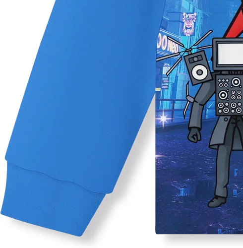 Vista 6 de KAhxi Skib-di - Conjunto de pantalones para niños, 2 piezas de manga larga, traje de Speakman, ropa de hombre de TV para niños de 4 a 12 años