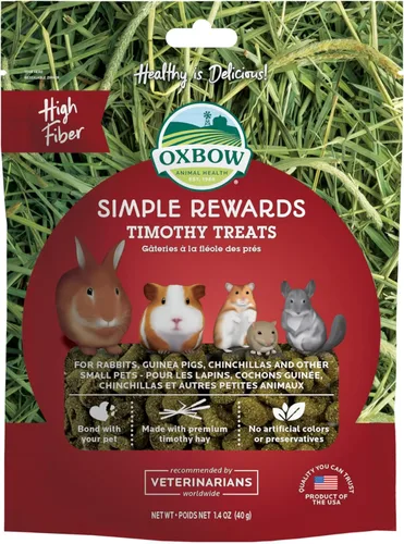 Vista 19 de Oxbow Simple Rewards - Golosinas de conejillo de indias y conejos, plátano