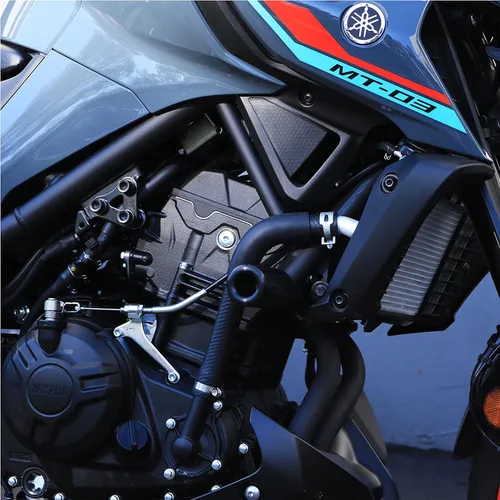 Vista 9 de DMP USA MADE Yam MT-03 MT 03 MT03 2016 2017 2018 2019 2020 2021 2022 2023 2024 2025 2026 sin cortar marco deslizante negro - 750-6149