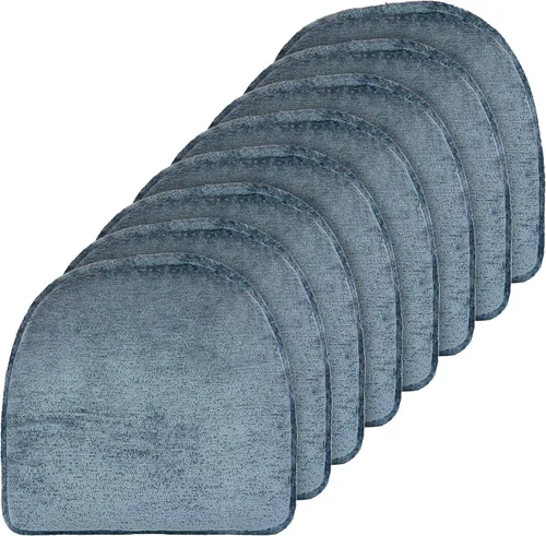 Vista 145 de Klear Vu Raindrop The Gripper - Cojines antideslizantes para silla, suaves y cómodos, almohadillas para asiento, almohadón para cocina, comedor u