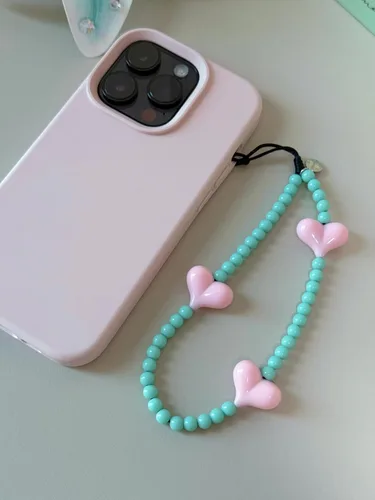 Vista 66 de Drawwind Correa con cuentas para teléfono con pulsera universal, cordón para teléfono celular lindo, pulsera de muñeca con cuentas, cadena de hilo