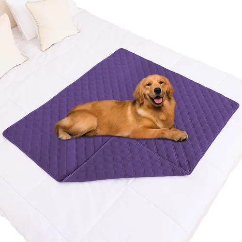 Vista 108 de Smiry Funda Impermeable para Cama de Perro Manta para Mascotas, Manta Suave y Lavable para Perros para Muebles Cama Sofá Sofá Reversible, a Cuadros