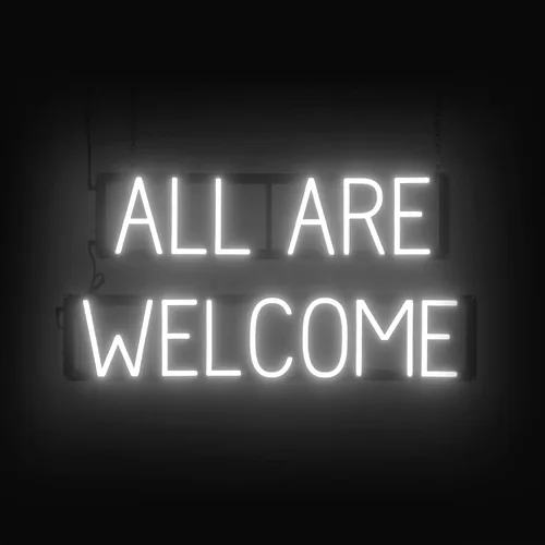 Vista 18 de SpellBrite Letrero LED Neon OPEN para negocios - Azul, 17" x 6
