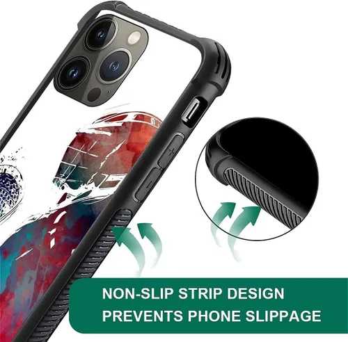 Vista 162 de Compatible con funda para iPhone 6 Plus/6s Plus,Bite Your Teeth Diseño de patrón asombroso, funda trasera dura de PC anti-arañazos y a prueba