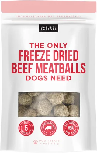 Vista 17 de Natural Rapport Golosinas para perros con tráquea de ternera, los únicos masticables de tráquea de carne de res que los perros necesitan, golosinas