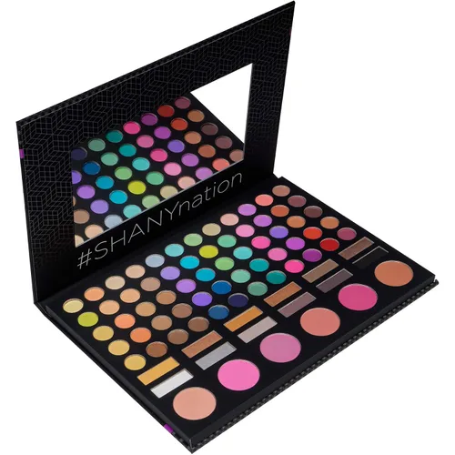 Vista 7 de SHANY - Paleta lista para festivales - Sombras de ojos altamente pigmentadas y mezclables, maquillaje rubor y polvo facial. Kit de maquillaje con 78