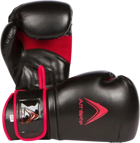 Vista 6 de Athllete Guantes de boxeo duraderos y cómodos para hombres y mujeres, acolchado extra grueso para boxeadores principiantes y entrenamiento físico