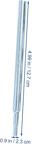 Vista 3 de VILLCASE 10 llaves hexagonales, llave de enchufe de ducha, llave de enchufe con válvula de ducha, llave de bujía, hueca plateada, 45#, juego