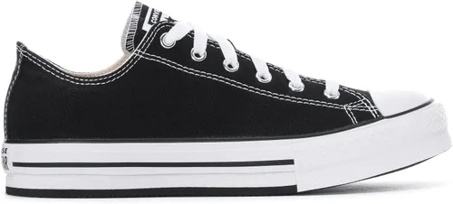 Vista 4 de Converse Chuck Taylor All Star Platform EVA Ox Everyday Ease WhiteMidnight Navy Canvas Junior Trainers Shoes