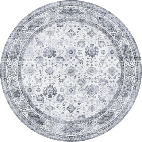 Vista 132 de Rugcomf Alfombra de Entrada de 2'x3' - Patrón Paisley, Tapete para Puerta de Entrada Interior, Floral Vintage, Lavable a Máquina, Alfombra