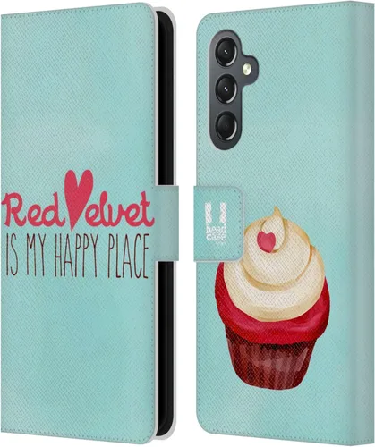 Vista 78 de Head Case Designs Assortment Cupcakes Happiness Leather Wallet Case Compatible with Samsung Galaxy A07 4G Surtido