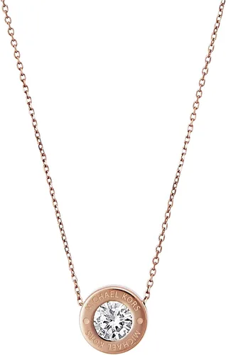 Vista 3 de Michael Kors Collar en tono oro rosa para mujer collares para mujeres joyería para mujer