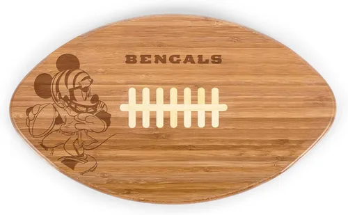 Vista 27 de PICNIC TIME NFL NFL Mickey Touchdown - Tabla de cortar y bandeja para servir de fútbol americano