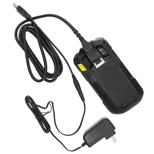 Vista 7 de LANADO Cable de carga USB con adaptador para Zebra Symbol TC70 TC75 PDA cargador de computadora portátil Set reemplaza CBL-TC7X-USB1-01 para escáner