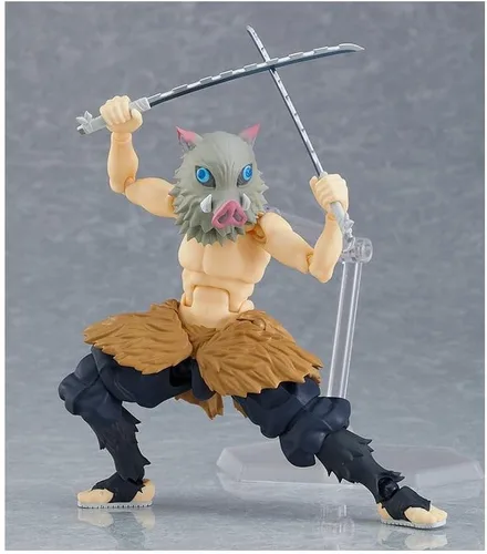Vista 5 de Max Factory Figma Figma Demon Slayer Inosuke Hashibira, 5.5 in