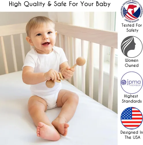 Vista 4 de Sweet Jojo Designs Juego de ropa de cama para cuna de bebé de 11 piezas (parche deportivo de béisbol) para niños, bebés/guardería, incluye manta