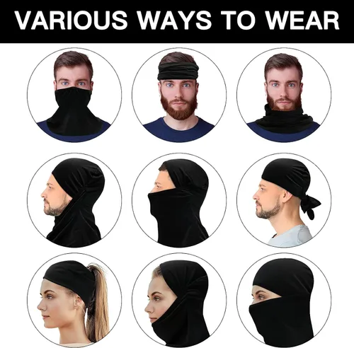 Vista 5 de Pasamontañas de esquí máscara de esquí para hombres y mujeres máscara de cara completa para clima frío esquí snowboard y motociclismo máscara facial